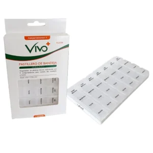 Pastillero Vivo+ Semanal Bandeja 4 Compartimentos