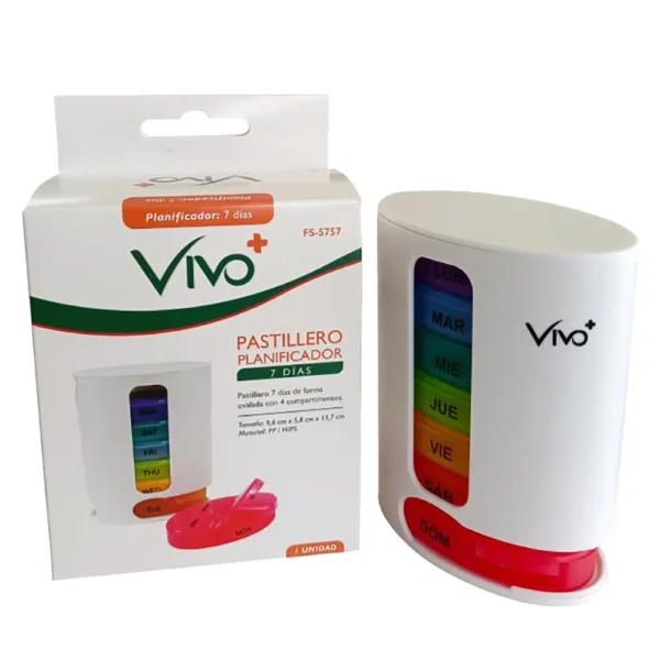 Pastillero Vivo + Planificador 7 Días