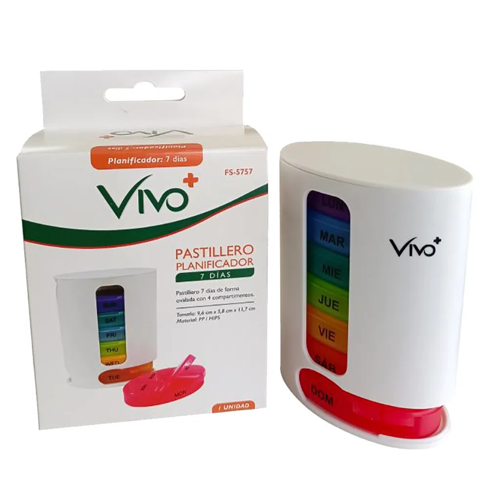 Pastillero Vivo + Planificador 7 Días
