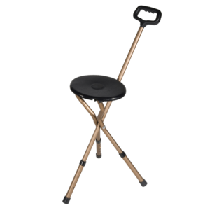 Bastón con Silla Asiento Plegable