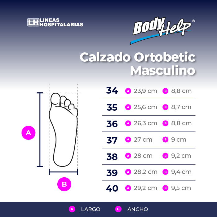 Calzado Ortobetic Masculino