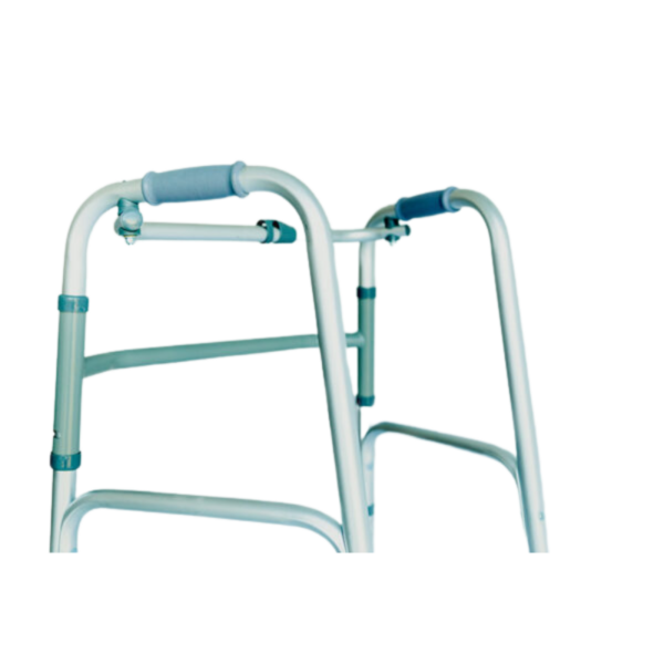Caminador Plegable con un Botón en Aluminio sin Ruedas Caminador Plegable con un Botón en Aluminio sin Ruedas