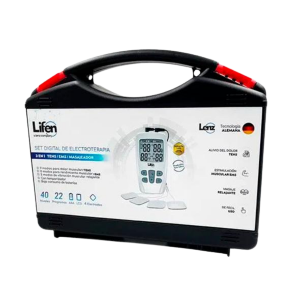 Estimulador Eléctrico Set Digital de Electroterapia Estimulador Eléctrico Set Digital de Electroterapia