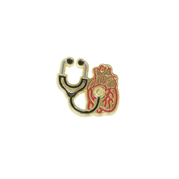 Fonendoscopio-con-corazon-negro-dorado-scaled-1.webp Pin Fonendoscopio con Corazón Negro