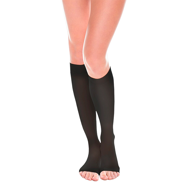 Media Therafirm a la Rodilla 20-30 Puntera Abierta