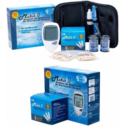 Combo Okmeter Match II Gluco+Tiras X50