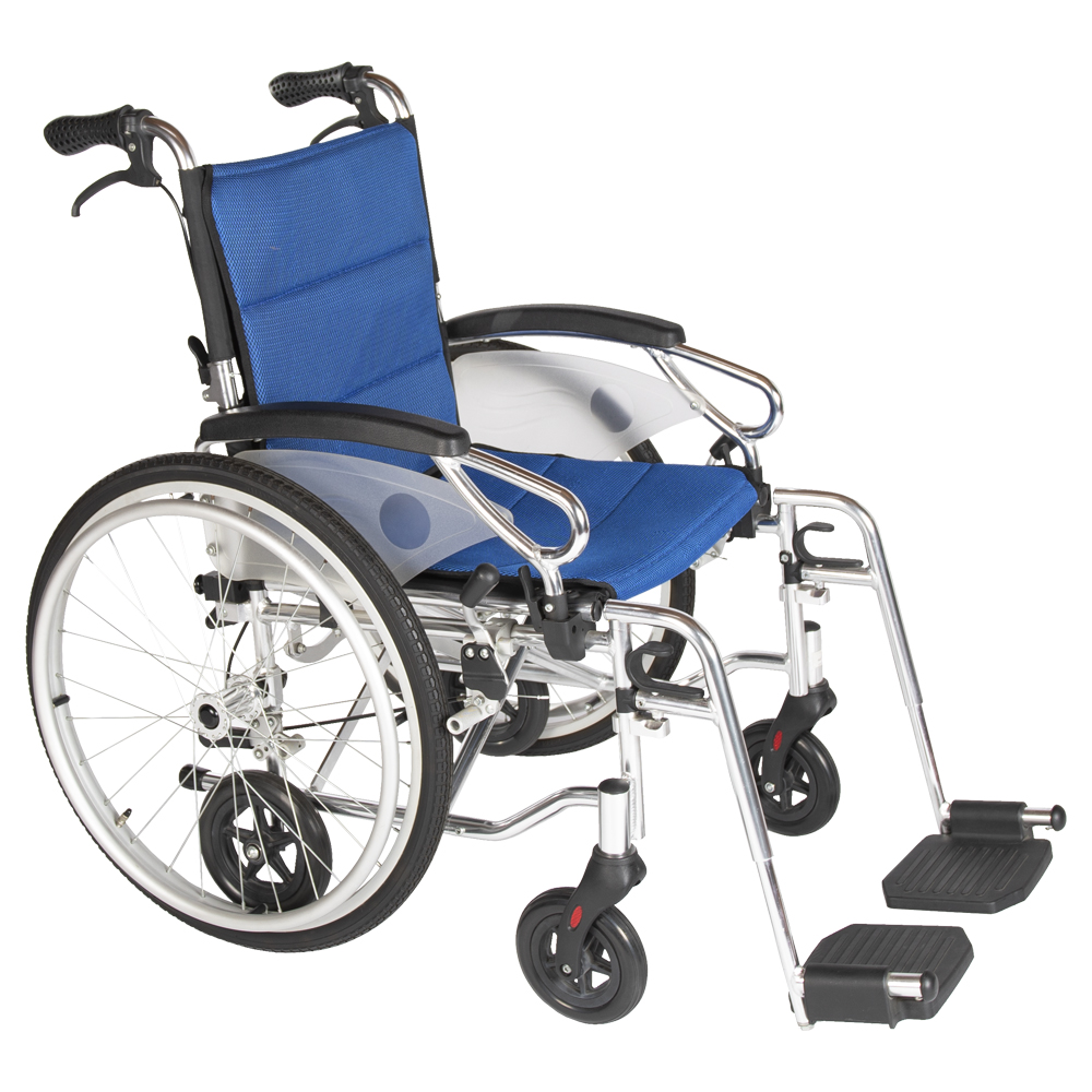 Silla de Ruedas Estándar y de Transporte en Aluminio