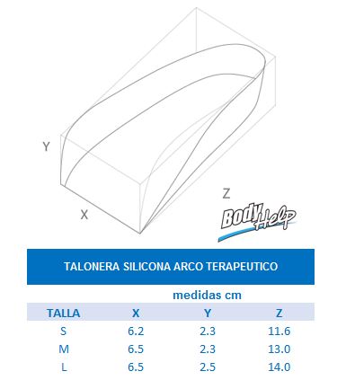 Talonera Silicona Arco Terapéutico