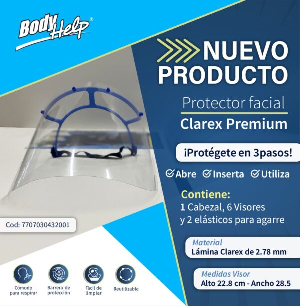 Kit Protección Facial Clarex Premium