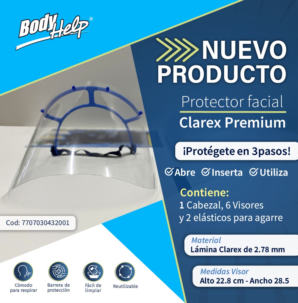 Kit Protección Facial Clarex Premium