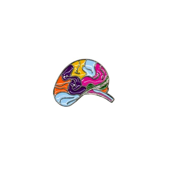 Cerebro Multicolor Pin de Cerebro Multicolor