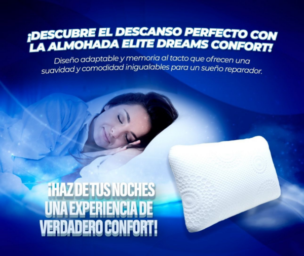 Paquete X2 Elite Dreams Confort + Almohada Élite Dreams Hills Pequeña